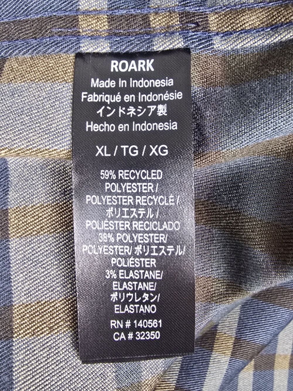 Roark Diablo Flannel Shirt Snap Shacket Mens XL Plaid - Picture 9 of 10
